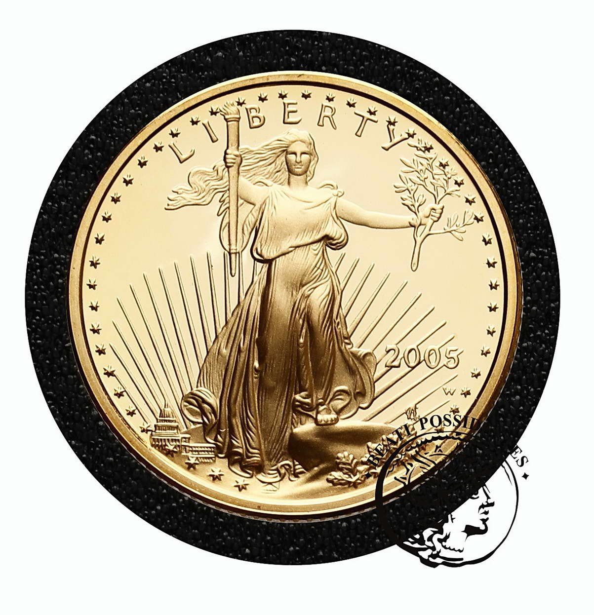 USA 10 dolarów 2005 (1/4 oz Au) st. L