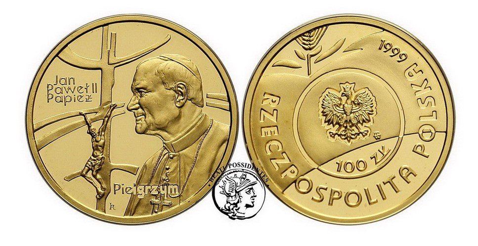 100 zł Papież Pielgrzym 1999