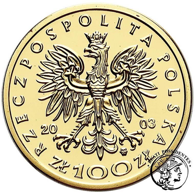 Polska 100 złotych 2003 K. Jagiellończyk st.L