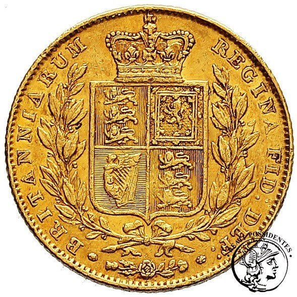 Wielka Brytania Wiktoria Suweren 1843 -RR- st.3