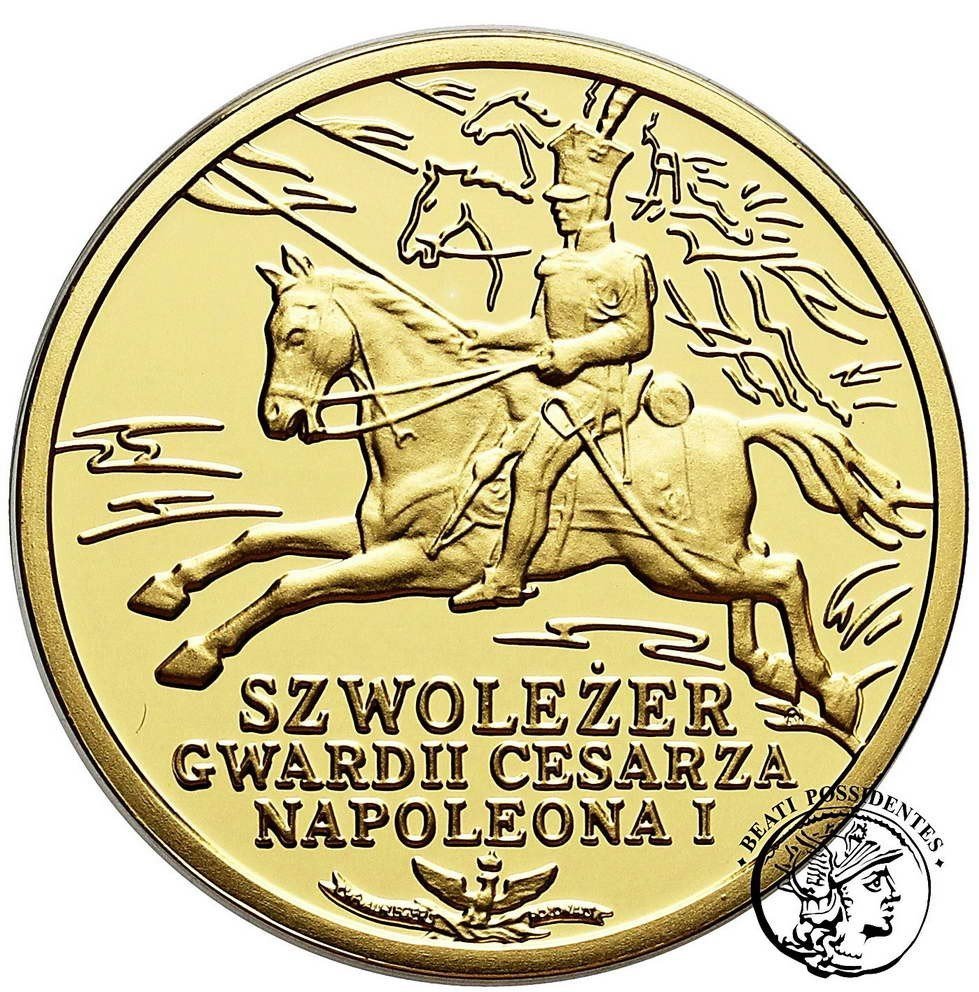 Polska 200 złotych 2010 Szwoleżer Napoleona I st.L
