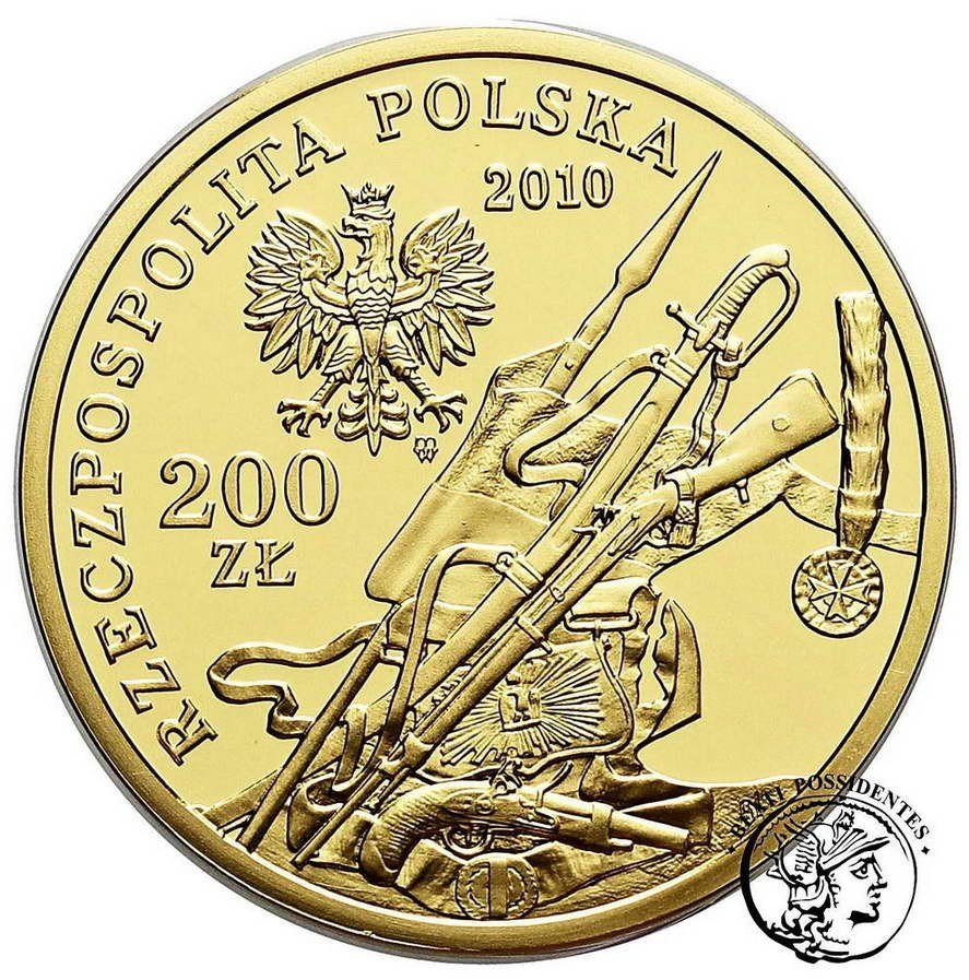 Polska 200 złotych 2010 Szwoleżer Napoleona I st.L