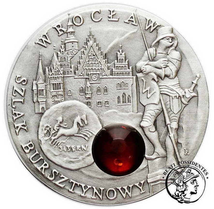 Polska / Niue 1 Dolar 2009 bursztynowy szlak Wrocław st.1