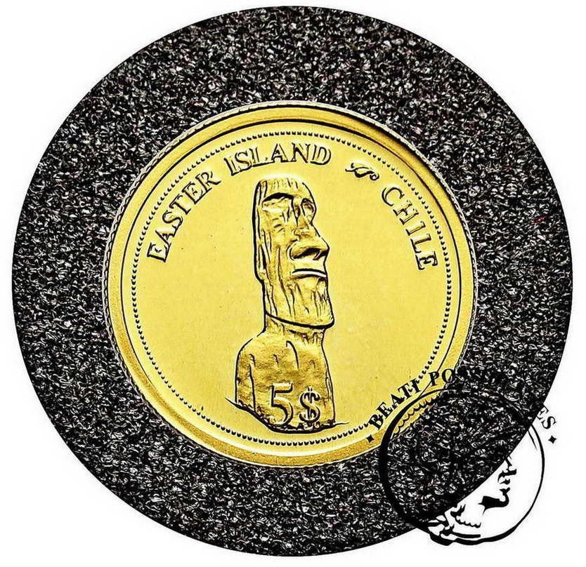 Fidżi 5$ Dolarów 2006 Wyspa Wielkanocna st.L