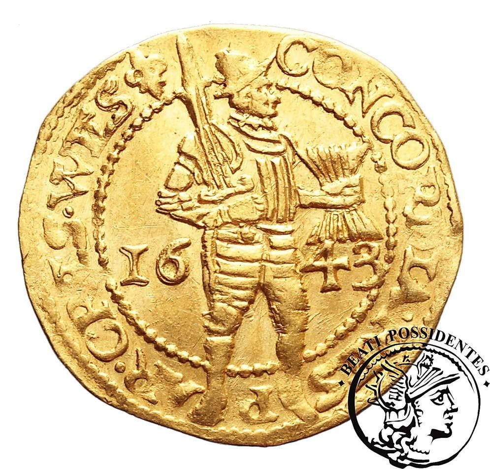 Niderlandy Zachodnia Fryzja dukat 1643 st.2