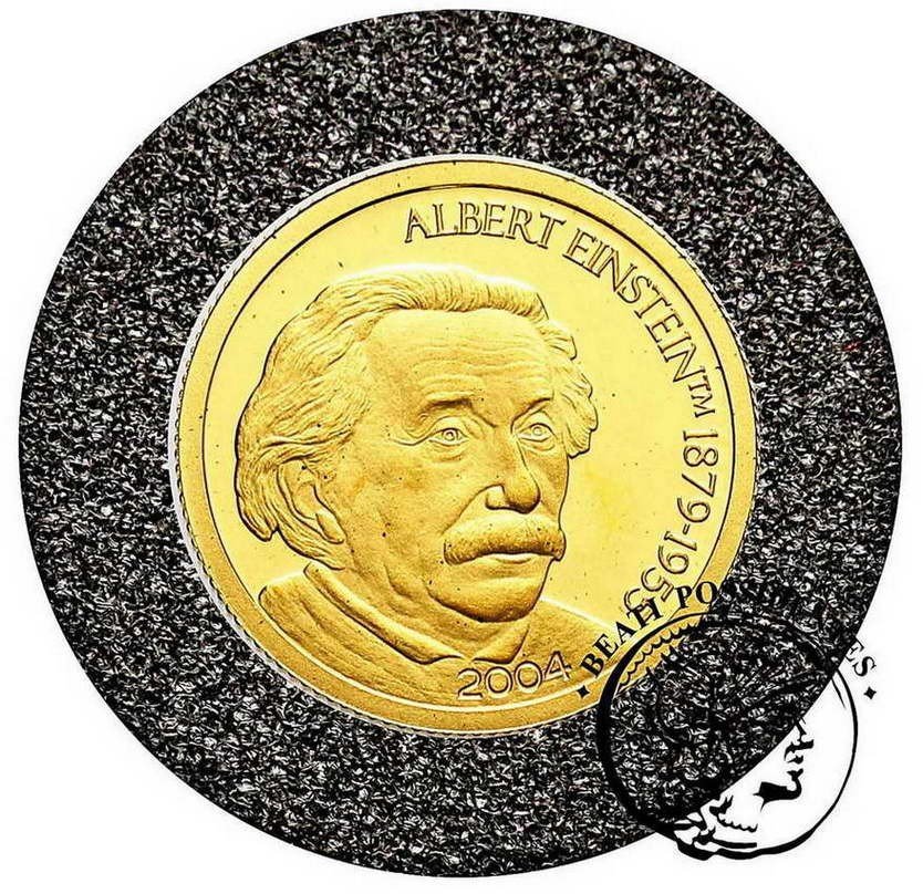 Mariany Północne Einstein 5 $ Dolarów 2004 st.L