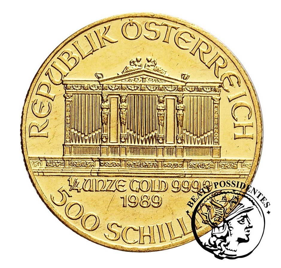 Austria 500 Szylingów 1989 Filharmonia st.1