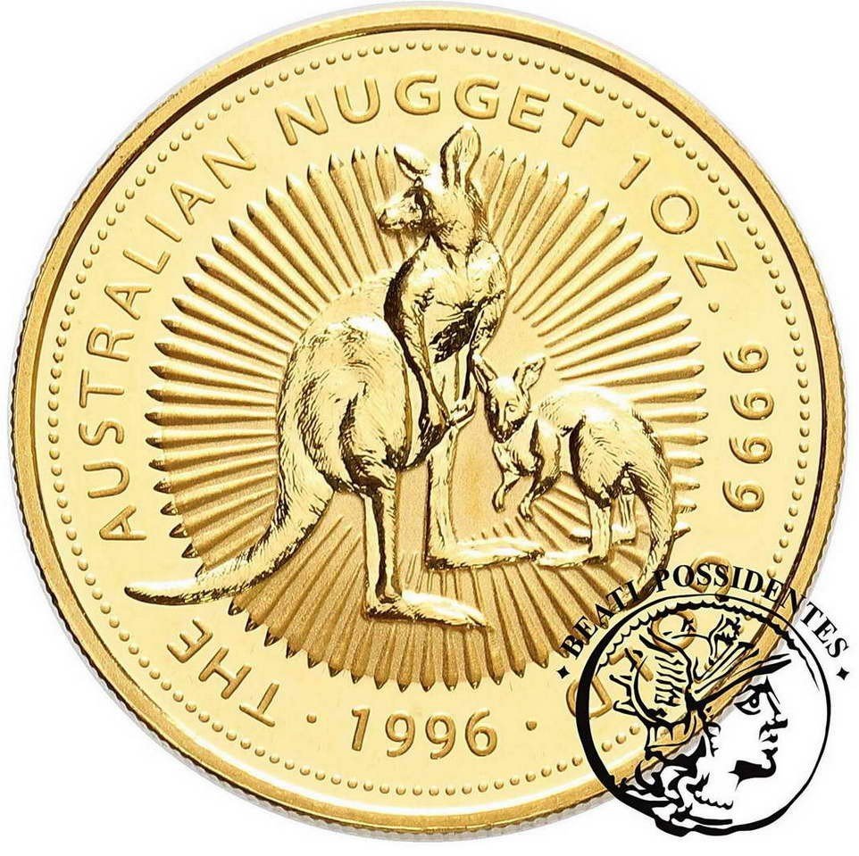 Australia 100 dolarów 1996 (1 oz Au) kangur st.L