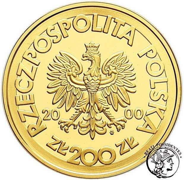 Polska III RP 200 zł 20 Lat Solidarności 2000 st. L