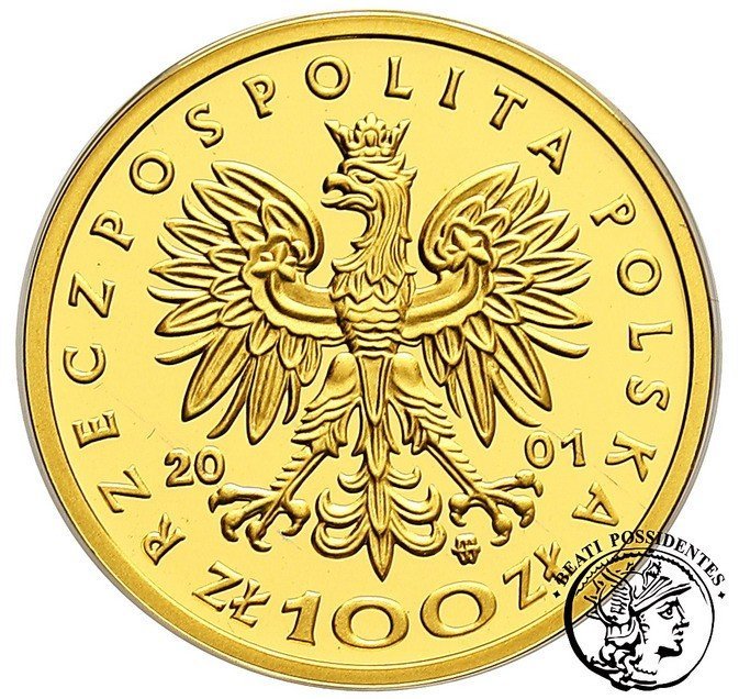 Polska III RP 100 zl Bolesław Krzywousty 2001 st.L