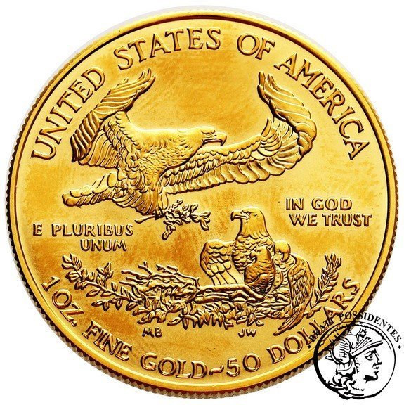 USA 50 $ dolarów uncja czystego złota st. 1