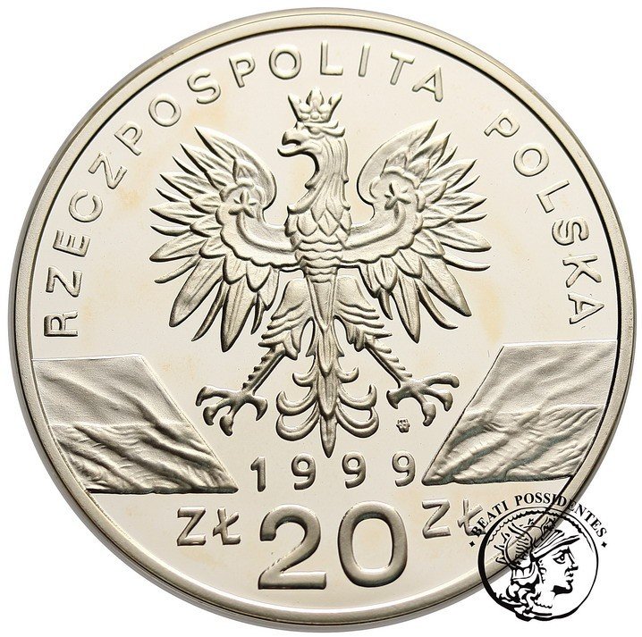 Polska 20 złotych 1999 Wilk st. L