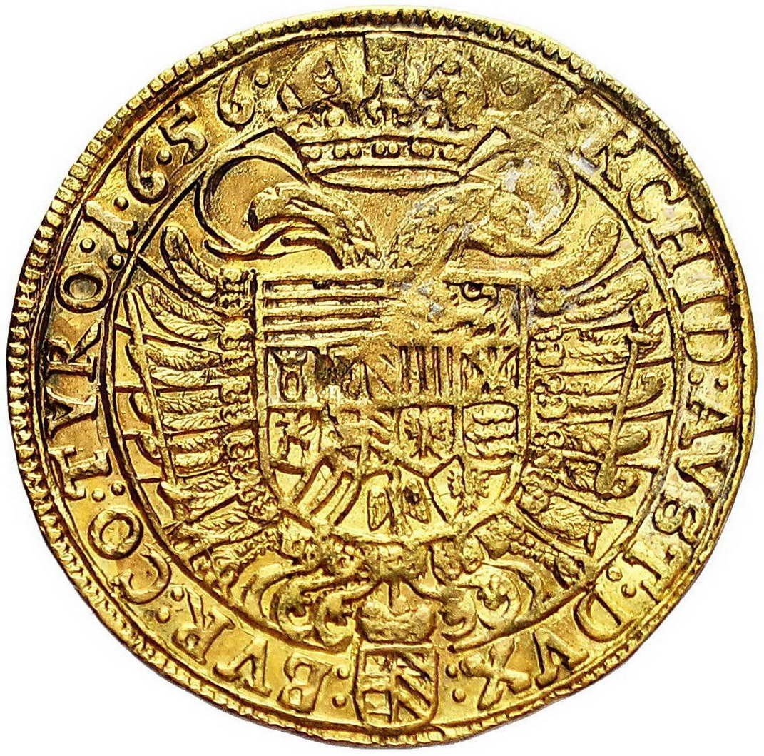 Austria (vienna) 2 dukaty 1656 st. 3-